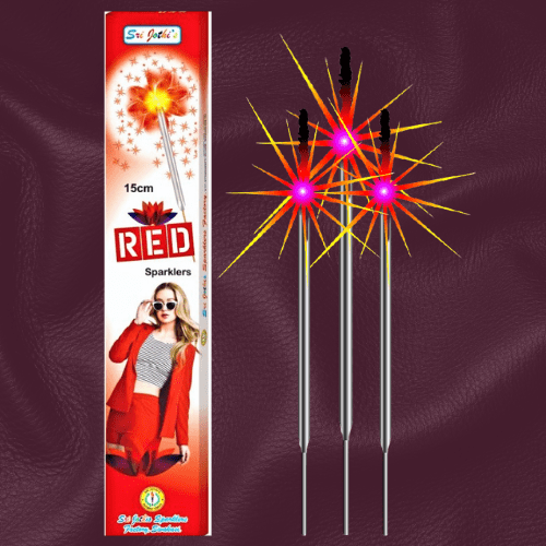15cm Red sparklers